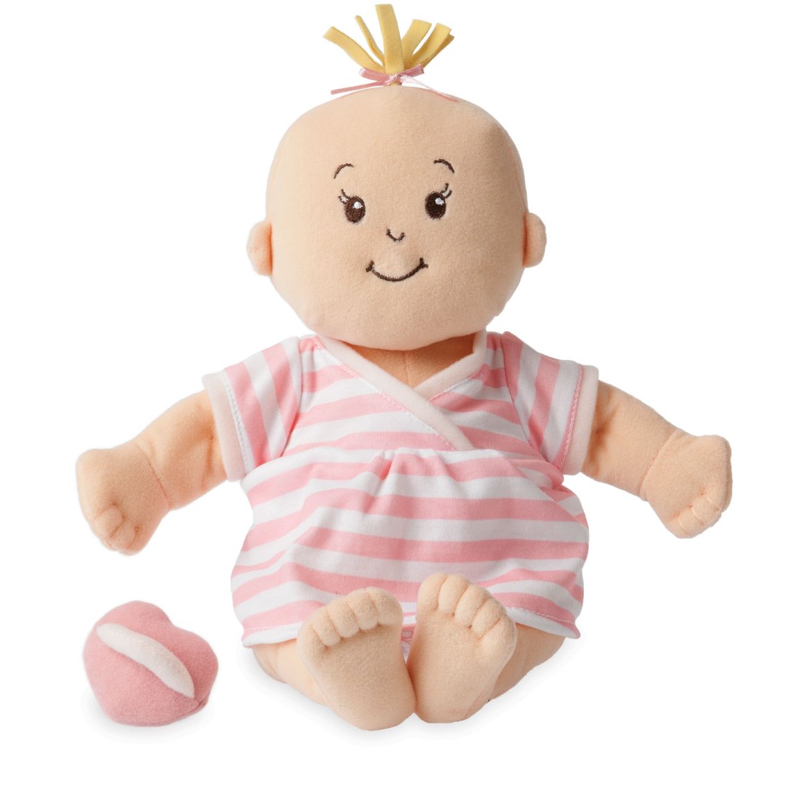 Baby Stella Beige Doll with Brown Pigtails - Manhattan Toy