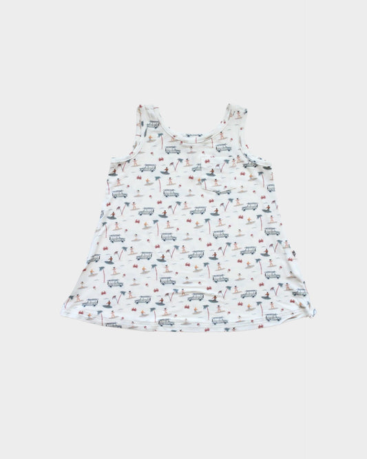 Babysprouts girls surf print tank dress