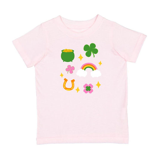 Sweet Wink girls lucky doodle St. Patricks Day tee