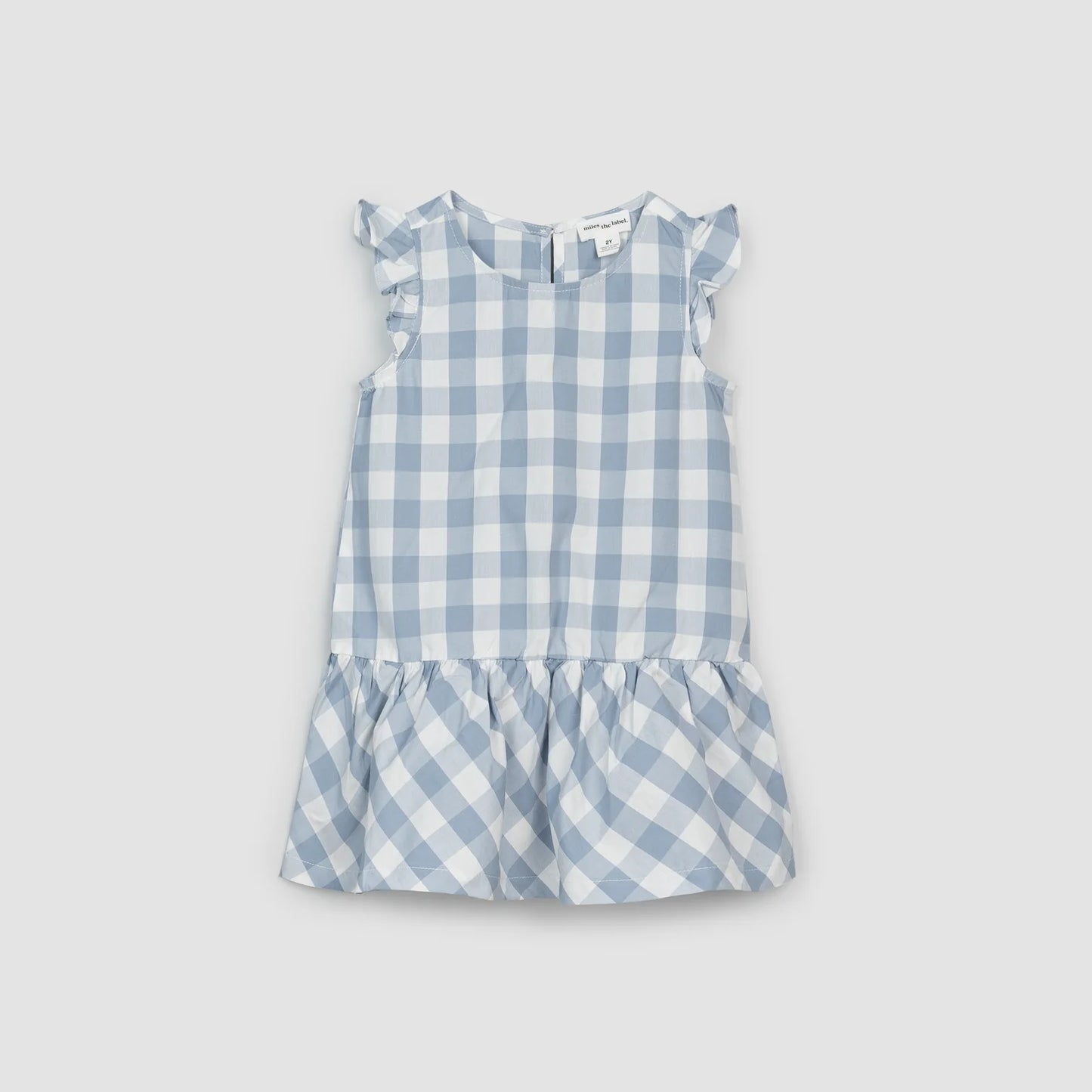 Miles the Label infant & girls poplin plaid dress