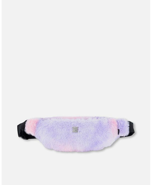 Deux Par Deux faux fur fanny pack