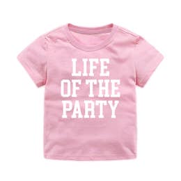 Tiny Trendsetter kids life of the party tee