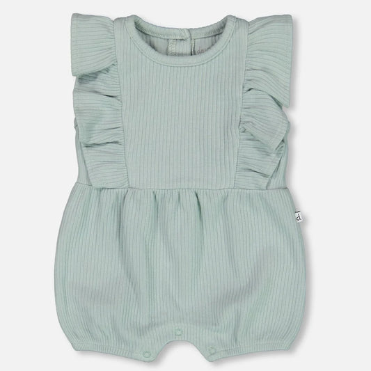 Deux Par Deux infant girl ribbed romper