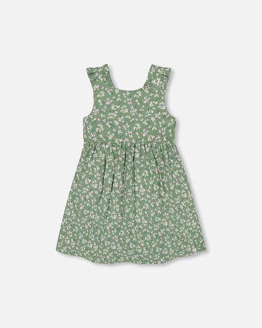 Deux Par Deux girls sleeveless muslin dress