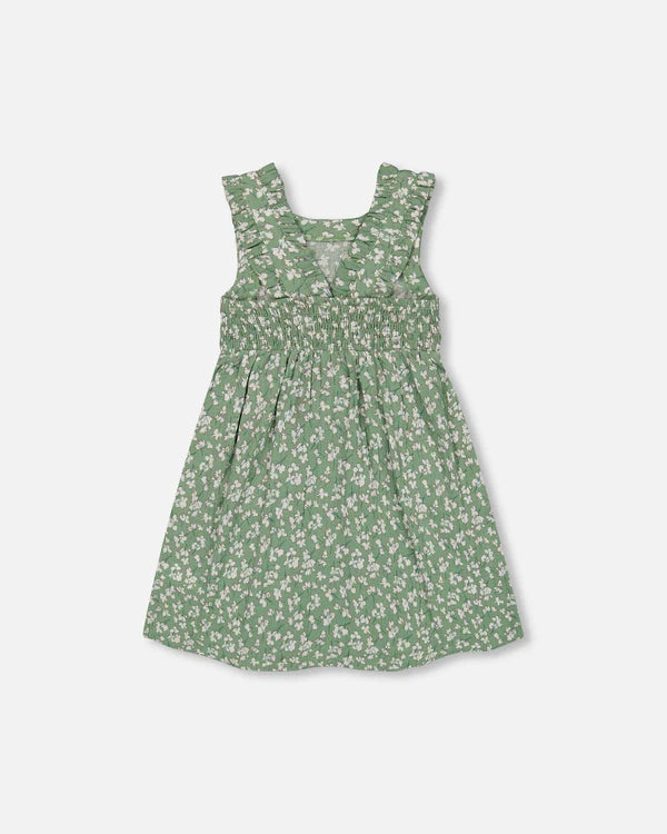 Deux Par Deux girls sleeveless muslin dress