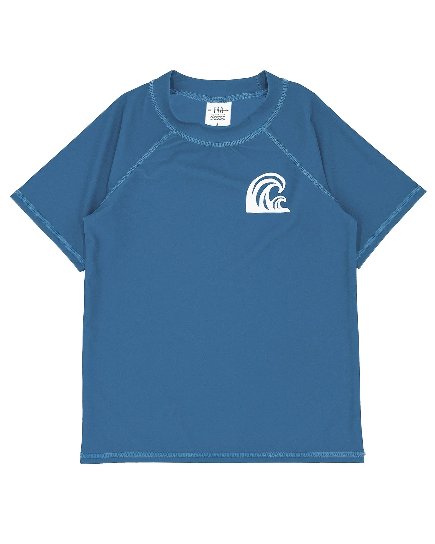 Feather 4 Arrow kids in the barrel short sleeve rashguard