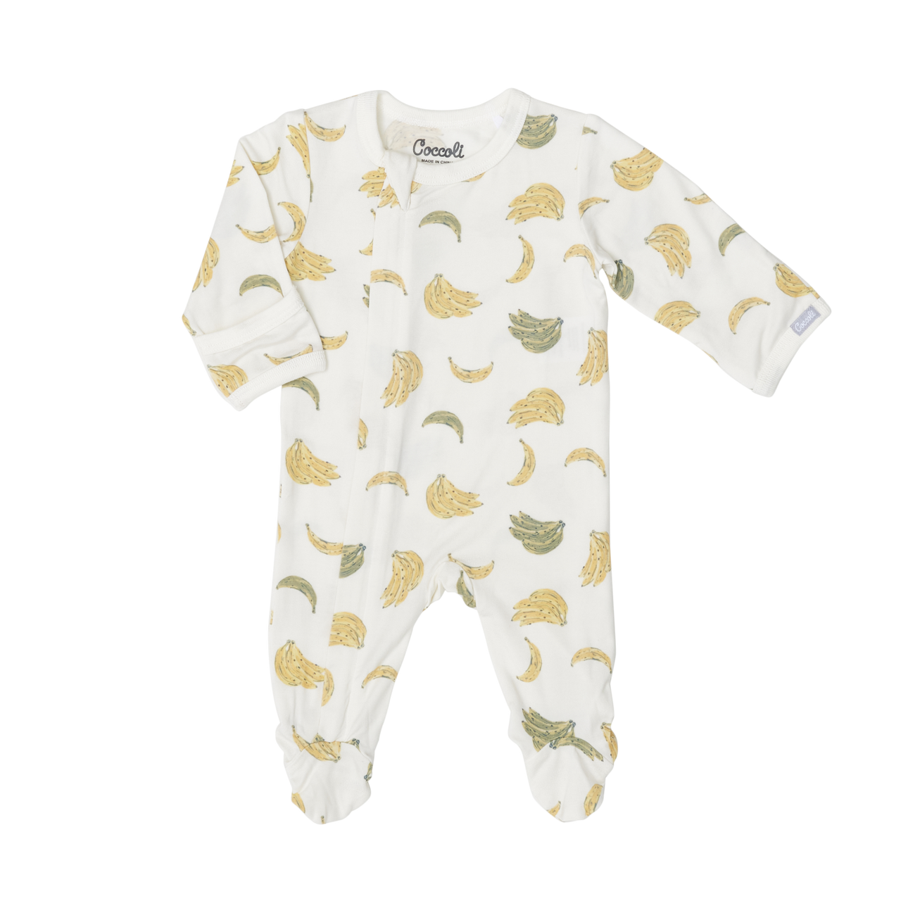 Coccoli infant print zip footie