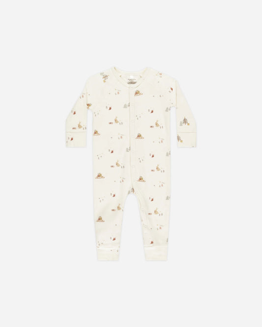 Rylee + Cru infant presents long john pajamas