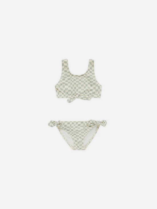 Rylee + Cru girls knotted bikini