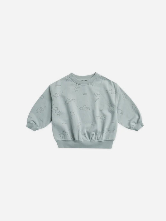 Rylee + Cru infant sharks sweatshirt