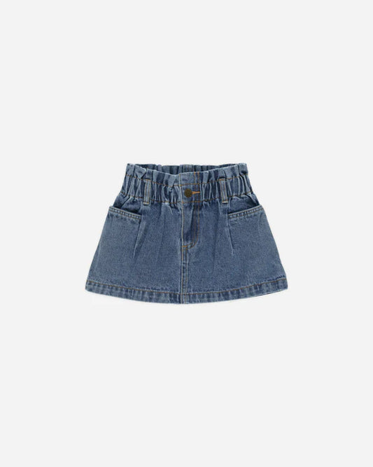 Rylee + Cru girls denim mini skirt