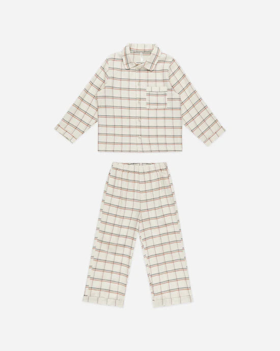 Rylee + Cru boys holiday plaid pajama set