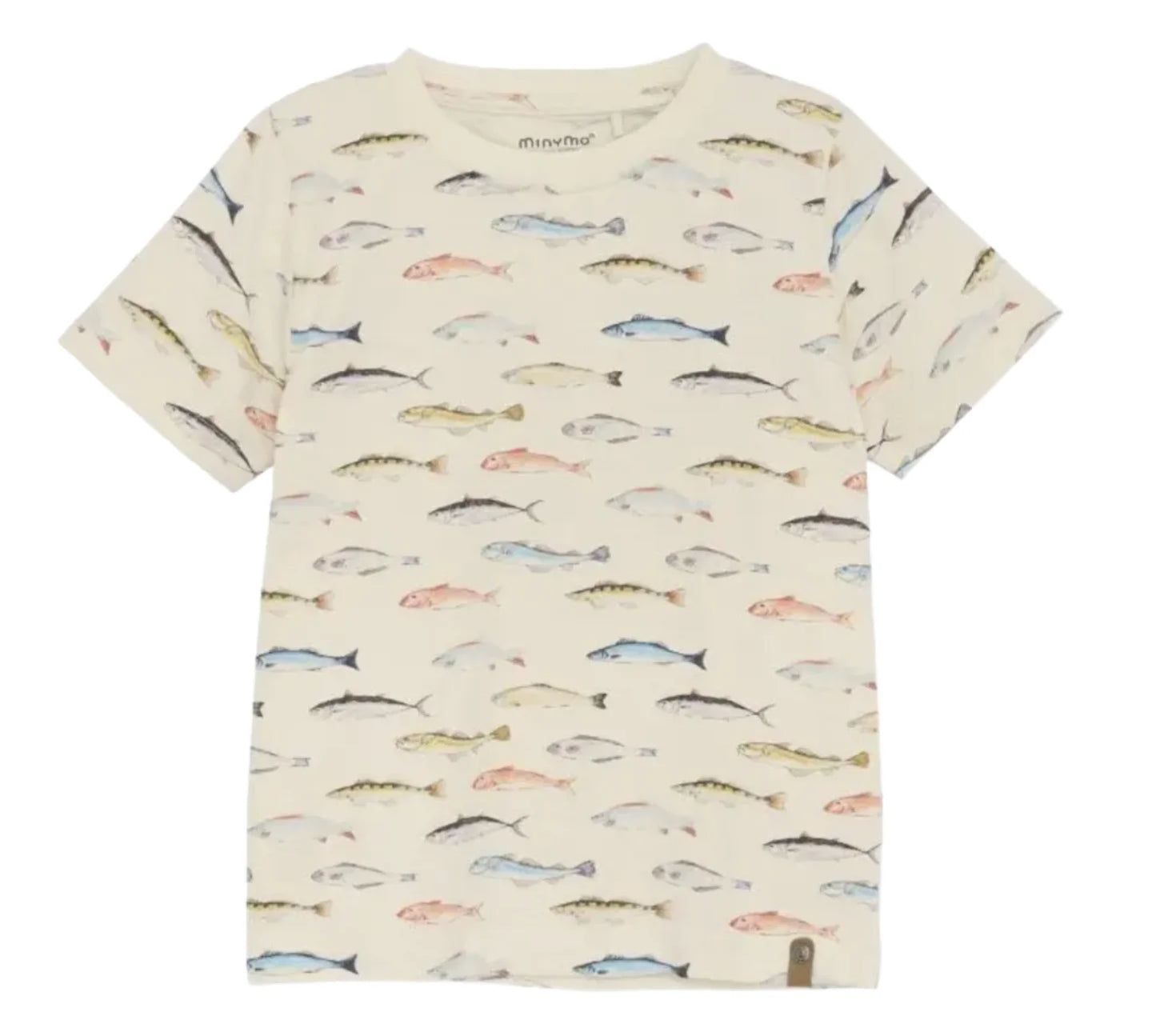 Minymo kids fish print tee