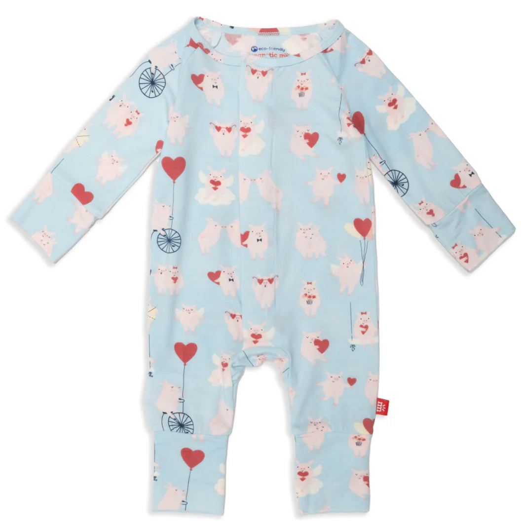 Magnetic Me infant cupig convertible romper