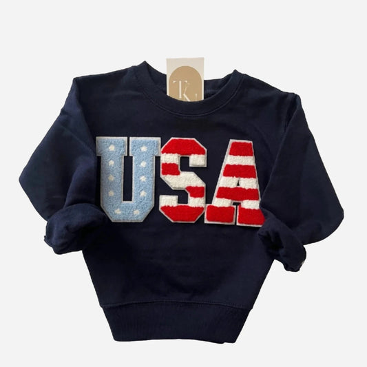 Threads & Needles Inc kids USA sweatshirt