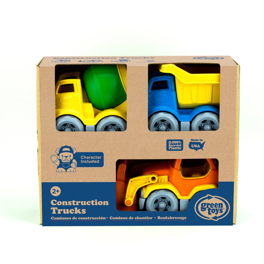 Green Toys construction vehicle- 3 pack