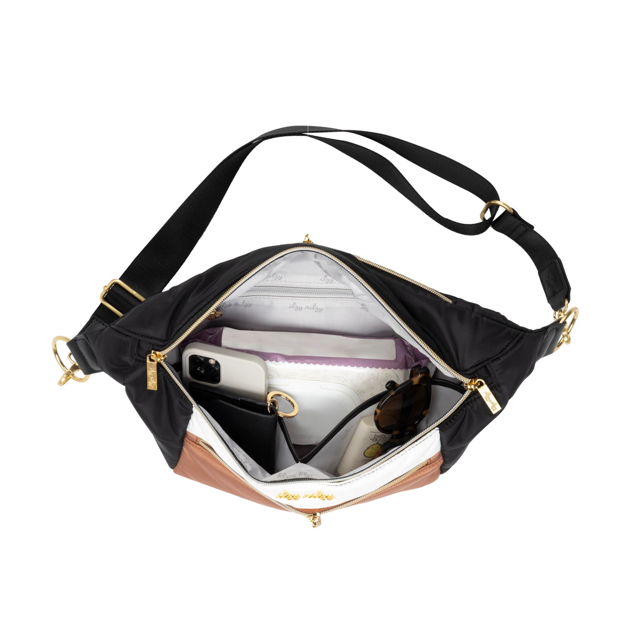 Itzy Ritzy fanny pack & crossbody diaper bag