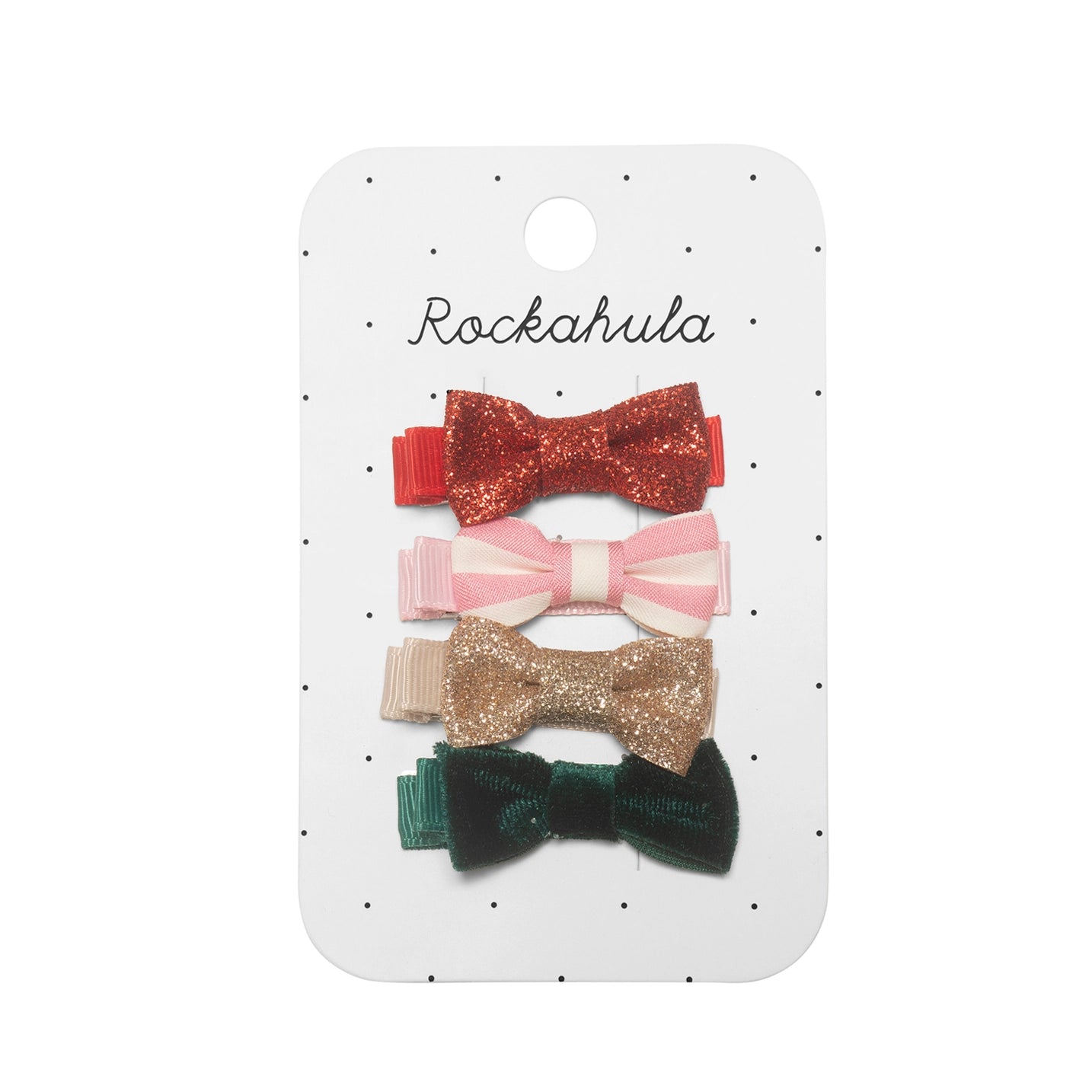 Rockahula 4-pack mini bow clips