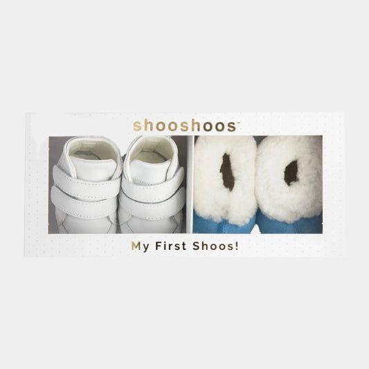 Shooshoos baby shoes gift set