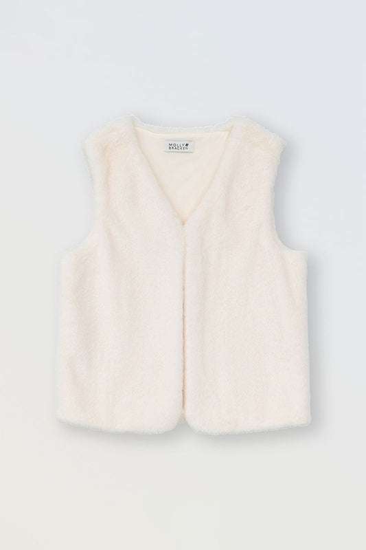 Molly Bracken girls faux fur vest