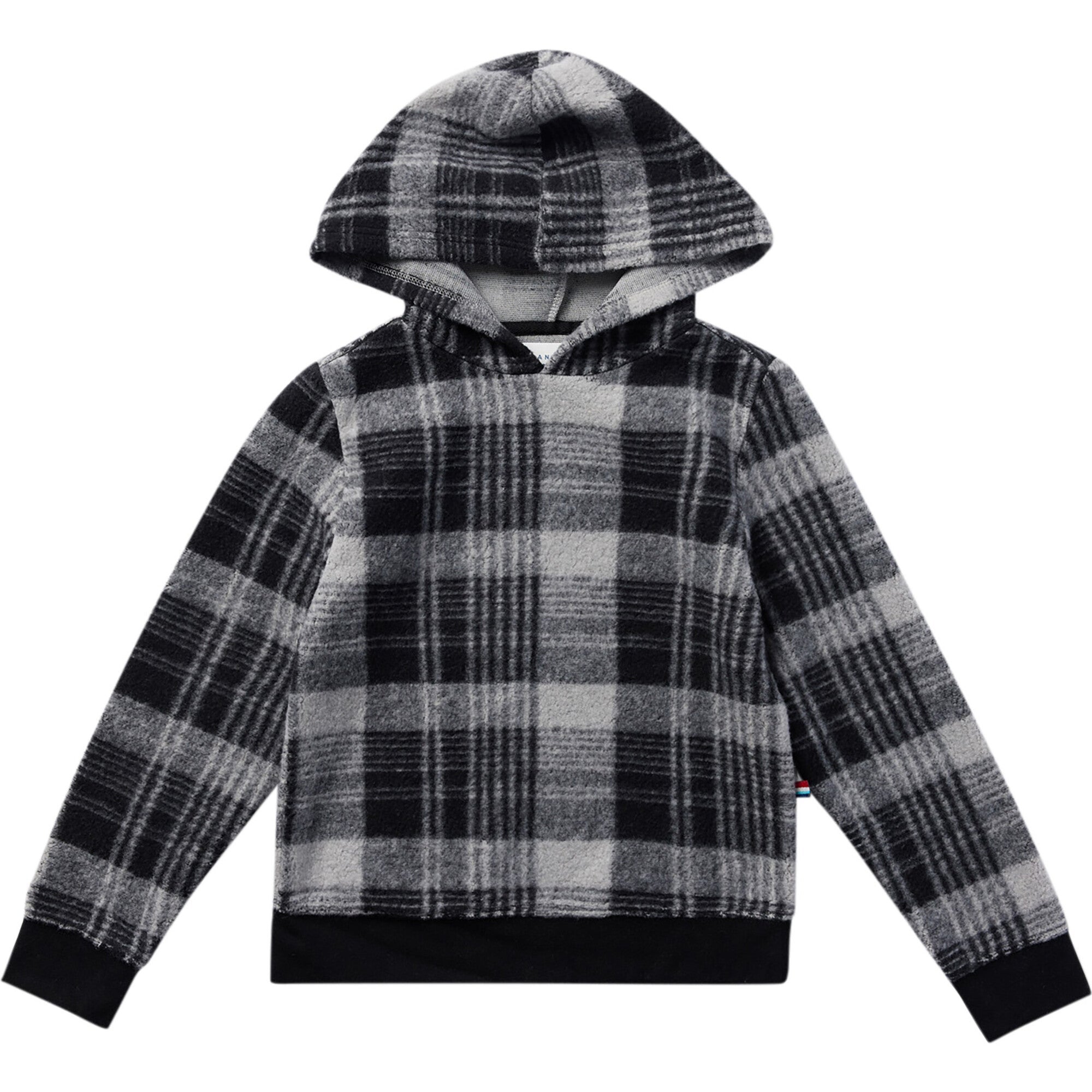 Sol Angeles kids plaid pullover hoodie