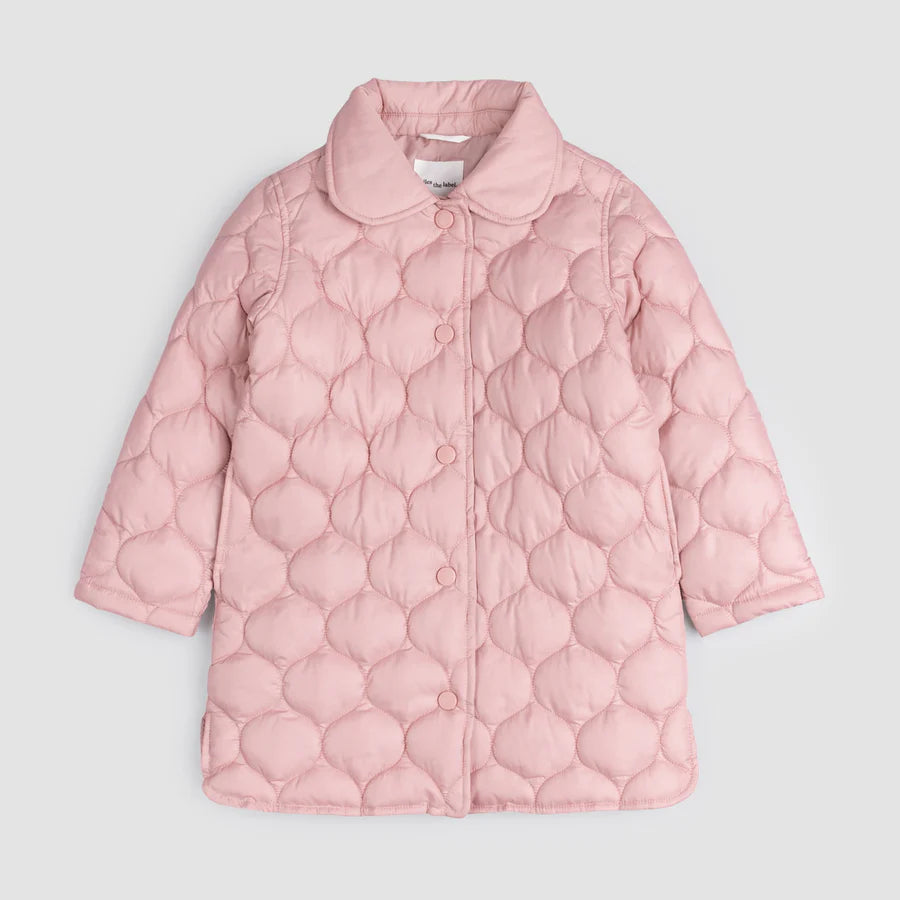 Miles the Label girls quilted jacket