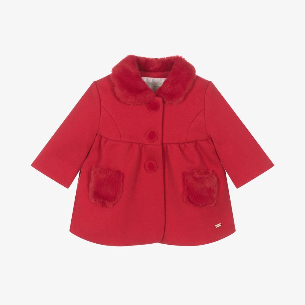 Mayoral infant girl dress coat