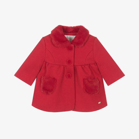 Mayoral infant girl dress coat