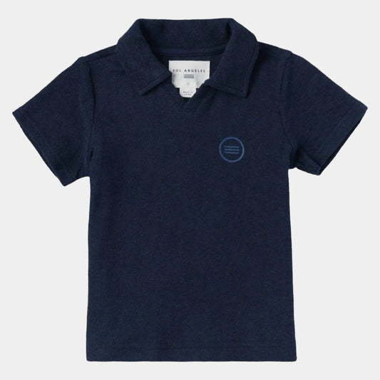 Sol Angeles kids terry polo shirt
