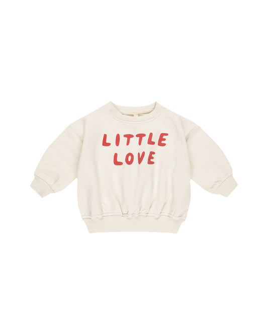 Quincy Mae infant & kids little love relaxed sweatshirt