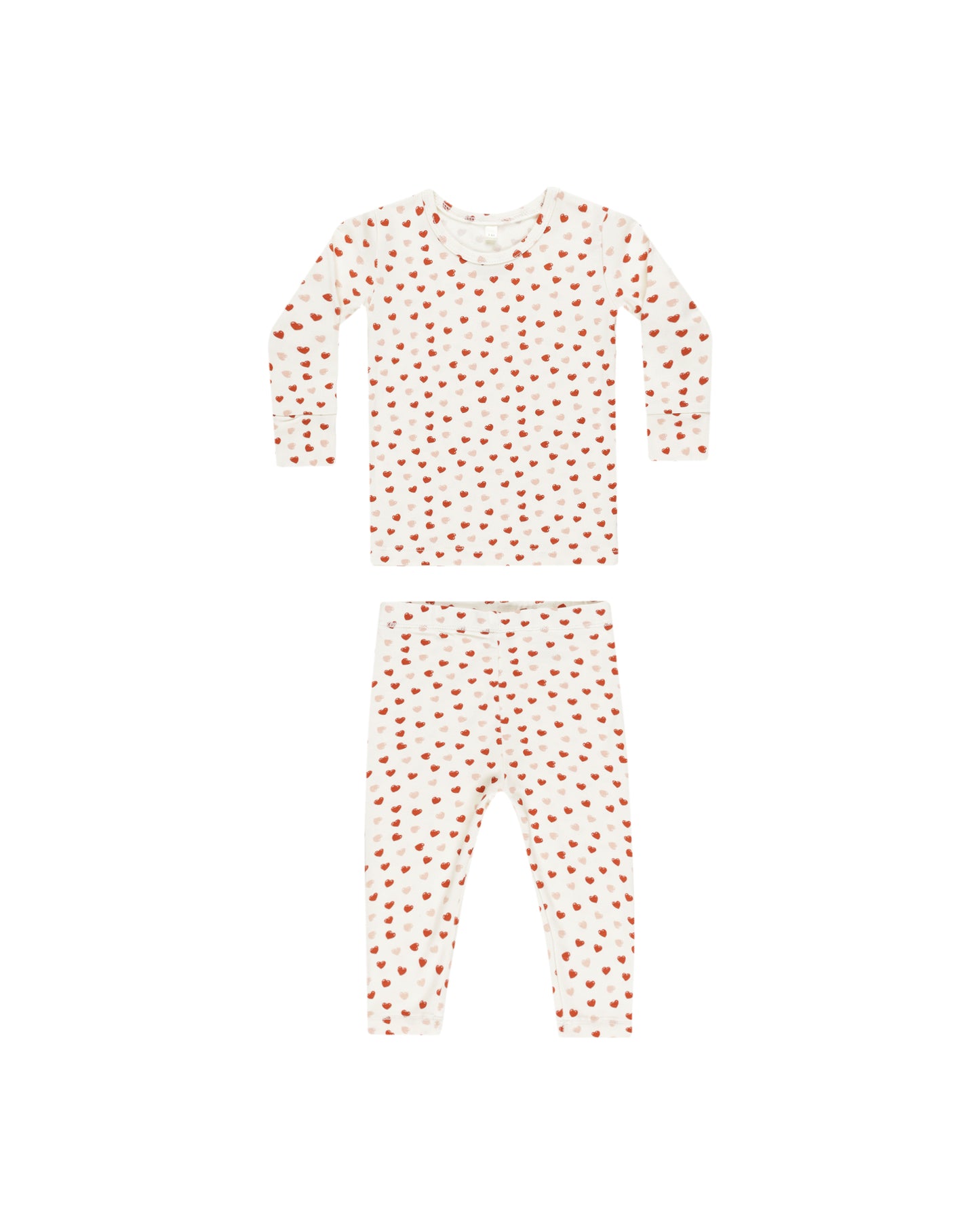 Quincy Mae infant & kids bamboo pajama set valentines