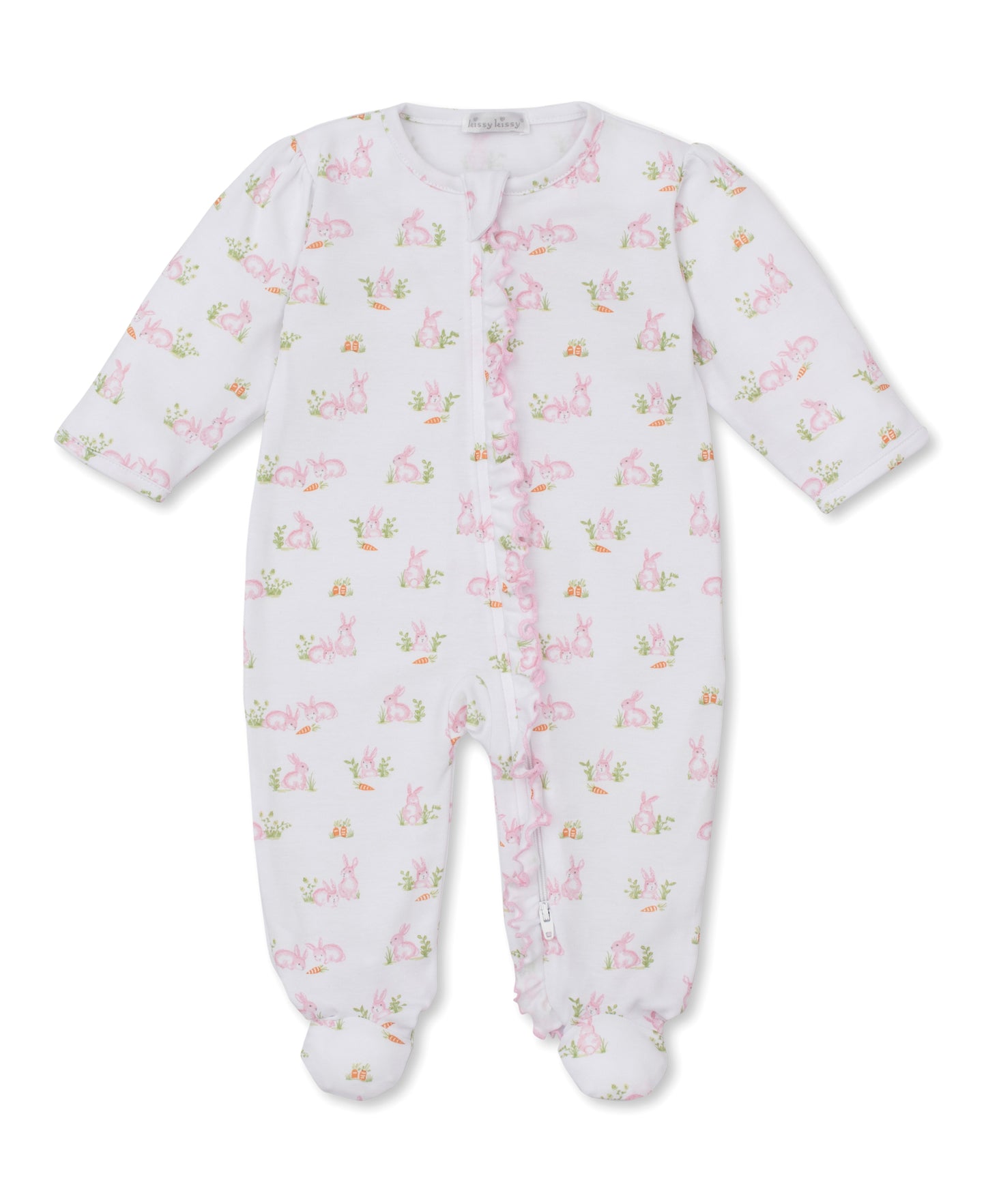 Kissy Kissy infant baby bunny patch footie