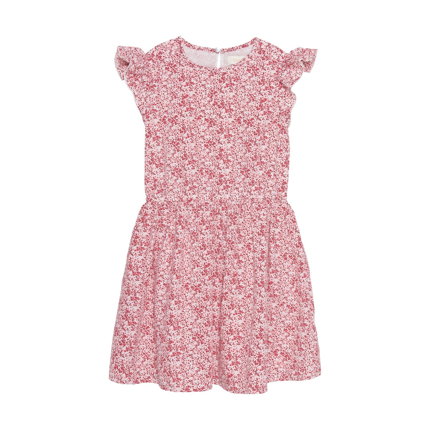 Creamie girls floral dobby drop waist dress