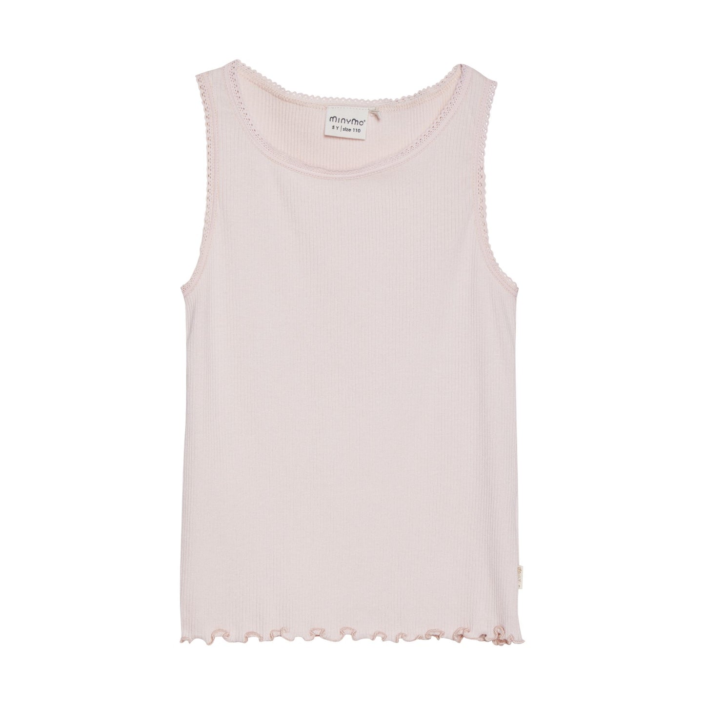 Minymo girls ribbed tank top