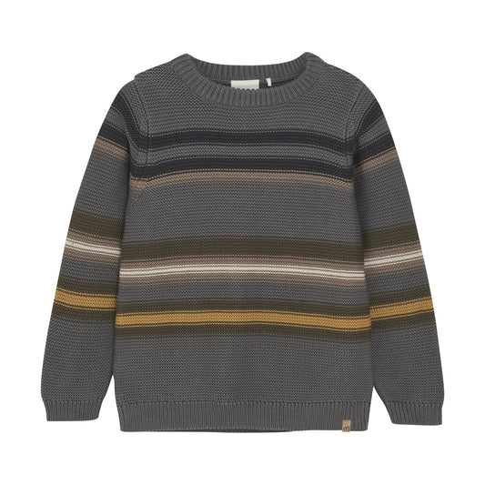 Minymo boys stripe knit sweater