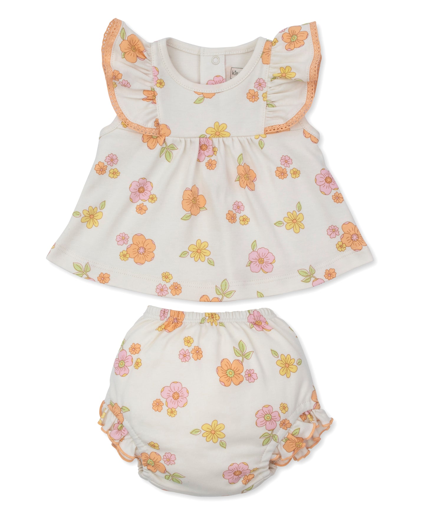 Kissy Kissy infant girl sunsuit set