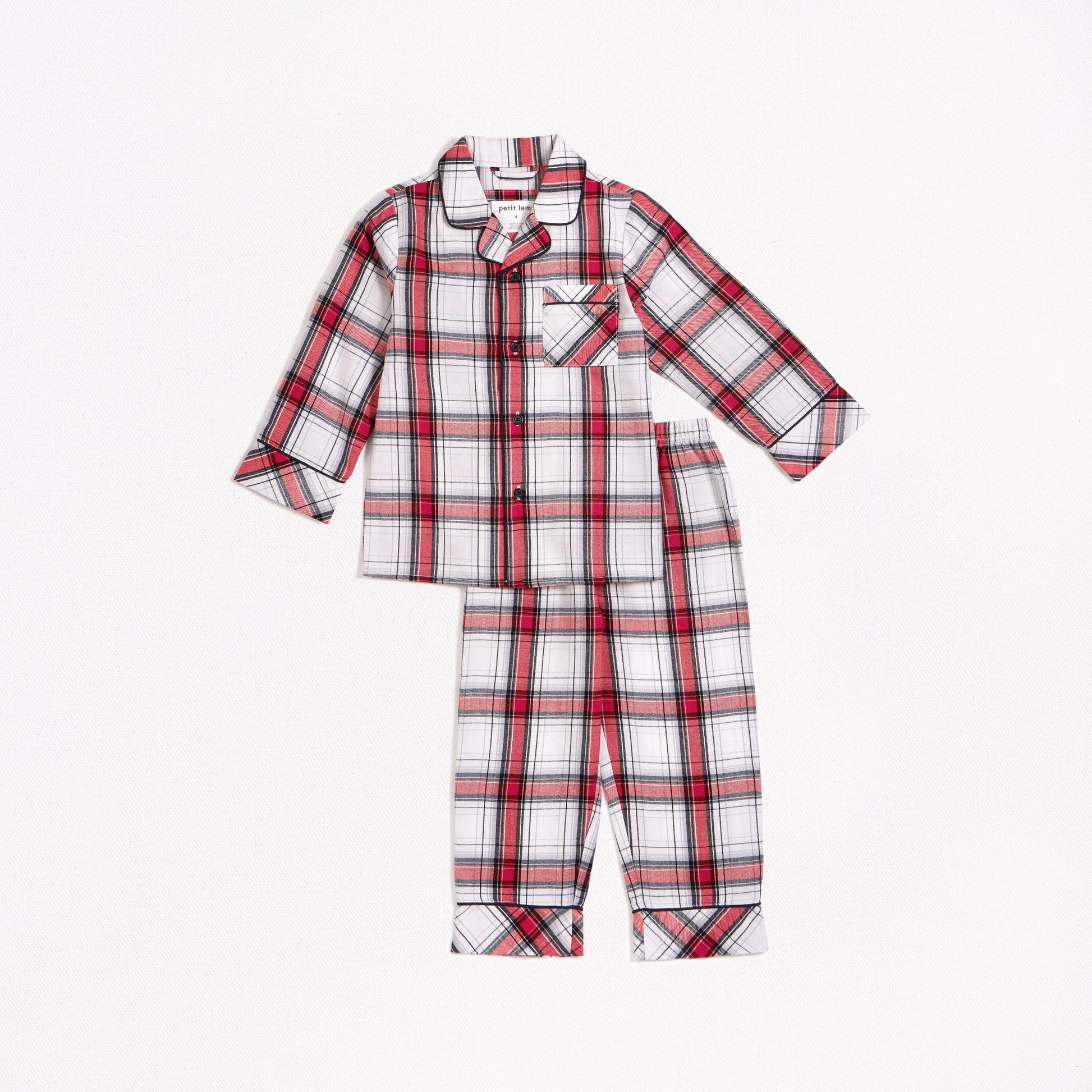 Boy's Classic Plaid Pajama Set - Children's PJs – Little English