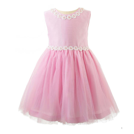 Rachel Riley girls daisy tulle dress